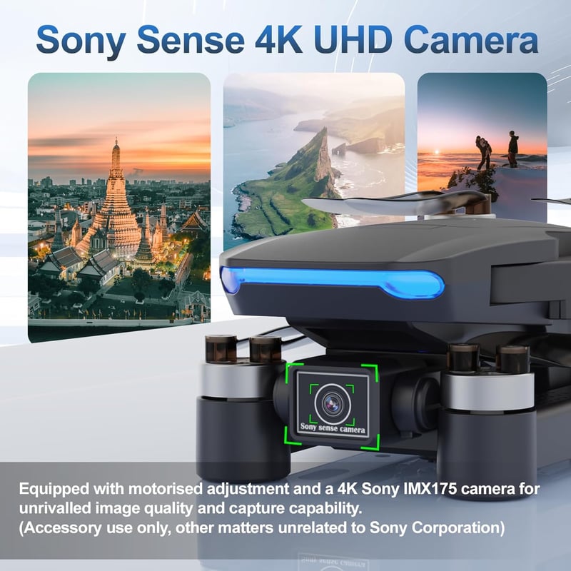 Toladrone TD31GPS 4K Kamerás Drón GPS-szel, 5G WiFi FPV, Követés Funkcióval, Kefenélküli Motorral, Automatikus Visszatéréssel - Kezdőknek és