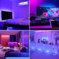 Cozylady 20m WiFi Okos LED Szalag Távirányítóval - RGB Színváltós Fényfüzér Alexa és Google Asszisztens Kompatibilitással, Zenére Szinkroniz 6