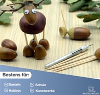 Bastelfreund Prémium Szike Készlet 10 Pótpengével - Éles Barkácskés Modellezéshez 2