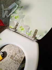 WC daska MSV Sofaia s jezgrom od MDF-a i šarkama od nehrđajućeg čelika – kao nova, nepotpuna: nedostaje pričvršćivač šarke (stanje: vidi drugu sliku) 3