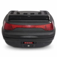 Top Case motocicletă BREMER SITZBEZÜGE, 52 litri, portbagaj scuter — uzat, cu colțuri rupte, fără cheie (stare: vezi poza a 2-a) 1