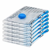 Amazon Basics Vákuumzsák Ruhákhoz Légmentes Szeleppel és Kézipumpával, Jumbo, 6 db — kézi pumpa nélkül (állapot: lásd a 2. képet) 1