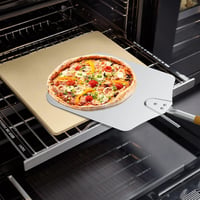 Mimiuo Pizzakő 33x33 cm Cordierite Sütőhöz és Grillhez Kenyérhez Süteményhöz 11