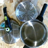 Tlakový hrniec Tefal Secure 5 Neo 6 l, nehrdzavejúca oceľ, 22 cm, s parným košom a trojnožkou, 2 stupne varenia, indukčný 2