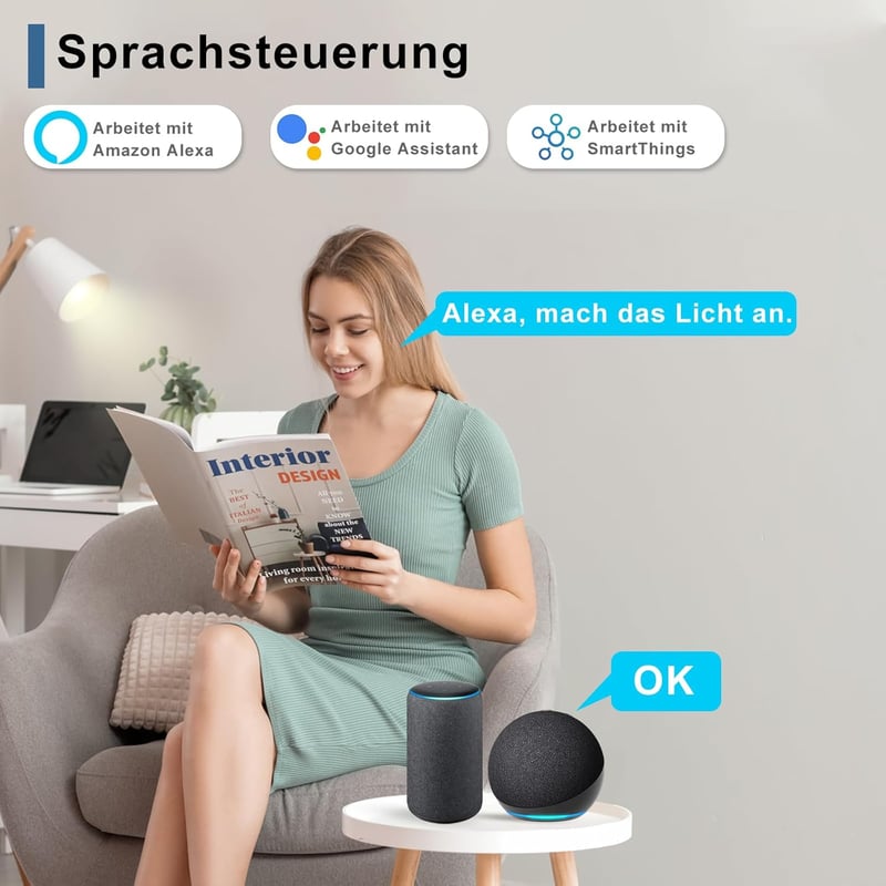 CNBINGO WiFi Okos Konnektor 4 db-os Szett Áramfogyasztás Méréssel - Alexa és Google Asszisztens Kompatibilis, Időzíthető Mini Dugalj, Hangve