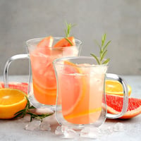 ecooe Dupla falú üveg kávésbögre szett, 2x240ml, fogantyúval 6