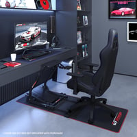 GT Omega Univerzális Kormányállvány Logitech G29 G923 Thrustmaster T500 Fanatec Clubsport Kompatibilis, Állítható Dőlésszögű, Összecsukható  2