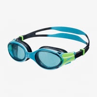 Speedo Biofuse 2.0 Gyermek Úszószemüveg - Hypersonic Blue/Lumo Green, Átlátszó — vízköves, karcos lencse és pánt (állapot: lásd a 2. képet) 1