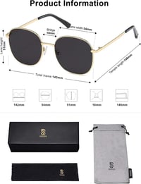 Ray-Ban Unisex Négyzetes Napszemüveg Rugós Zsanérral - Felújított 5