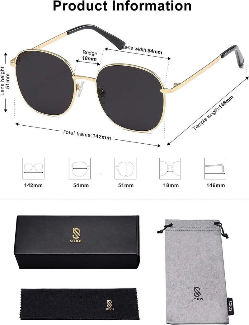 Ray-Ban Unisex Négyzetes Napszemüveg Rugós Zsanérral - Felújított