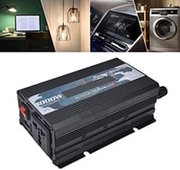 Reiner 3000W szinuszos inverter, 12V-220V, alumínium, kijelzővel - Fekete 2