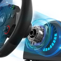 NITHO Drive Pro ONE V24 Gamer Versenykormány Pedálokkal, 270 Fokos Forgatás, PS4, PC, Xbox, Switch Kompatibilis, Vibrációs Funkcióval, Arcad 8