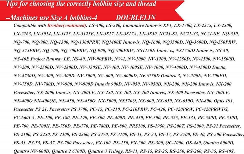 Doublelin 144db Fekete Műanyag Oldalú A-méretű Poliészter Varrógép Orsó