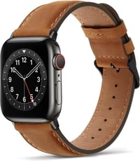 Apple Watch bőrszíj 45/44/42mm - Barna, Ultra/SE kompatibilis 1
