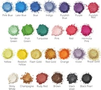 ANRZO Epoxy Gyanta Színező Mica Por Pigment - Gyertyakészítéshez, Ajakfényhez, Fürdőbombához, Slime Készítéshez - Vörös Színben 2