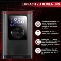 Hancaner 6000mAh-s Akkus Elektromos Pumpa 150PSI - Autó, Motor, Bicikli 5