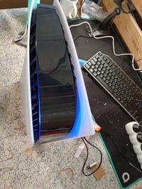 Konzola PlayStation 5 Standard s optickou mechanikou, 4K Ultra HD, biela – používaná, bez ovládača, prašné vnútro (stav: pozri 2. obrázok) 8