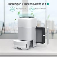 Afloia 2in1 H13-HEPA légtisztító és párátlanító - allergia, füst, szag ellen (fehér) 7
