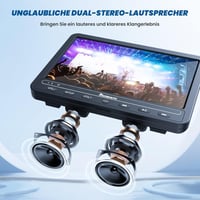 Naviskauto 10,5" Autós DVD lejátszó 2 képernyővel, 5 órás akkuval, USB, AV 2
