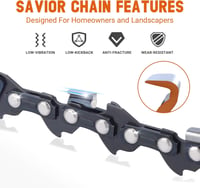 Stihl MS180, MS211, MS230 kompatibilis Savior fűrészlánc szett, 35cm, 3db, alacsony visszarúgású 3