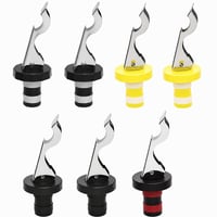 KQDRAVINE Dopuri pentru sticle cu pârghie, set de 7 bucăți, dop universal pentru vin, șampanie și sticle de sticlă, set de dopuri din oțel inoxidabil 1