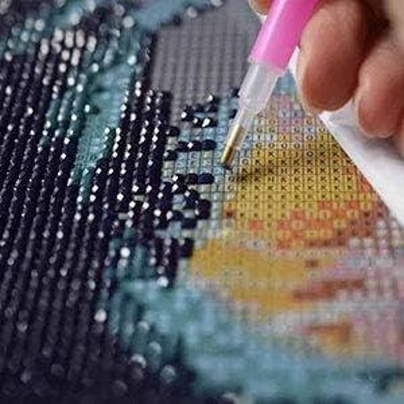 Gyémántfestő Készlet - 5D Rózsák, Teljes Furatú Kristály Hímzés Otthoni Dekorációhoz