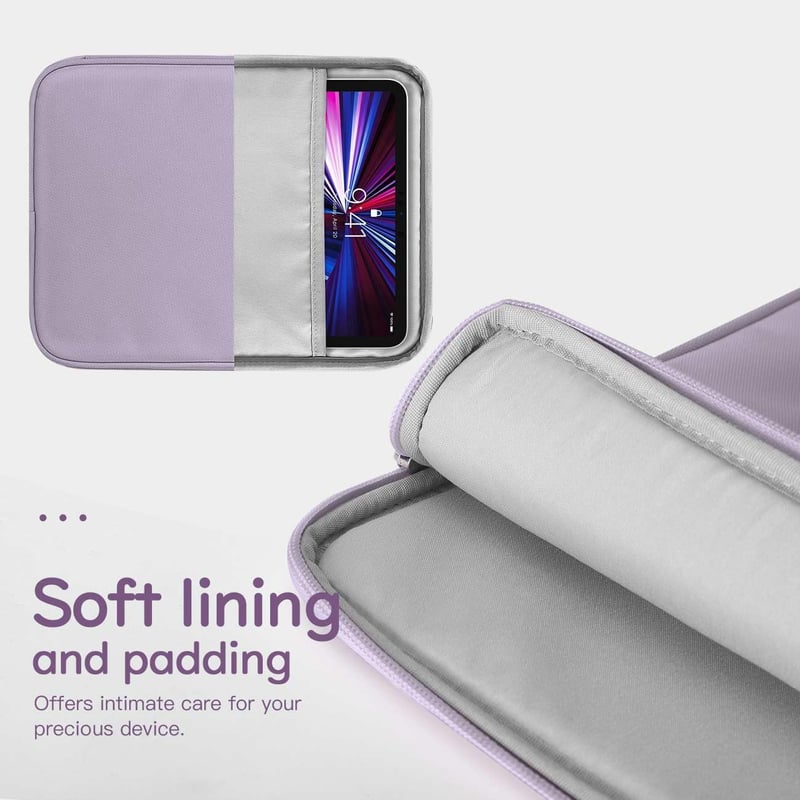 iPad Pro 12,9" és Samsung Galaxy Tab S9+ kompatibilis Dadanism tablet tok - szürke-lila