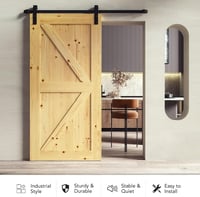 CO-Z 183 cm-es Tolóajtó Vasalat Szett Faajtókhoz 2