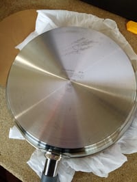 Set de tigăi BRA Master din oțel inoxidabil de 24 și 28 cm, cu mâner din silicon, stare utilizată, suprafețe pătate (stare: vezi a 2-a imagine) 4