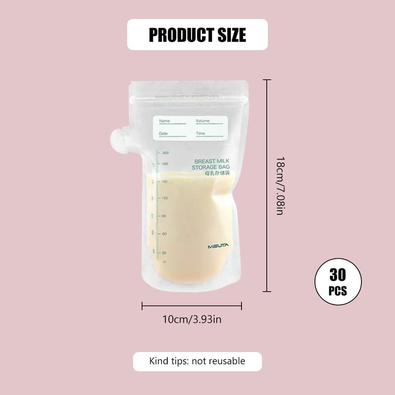 Medela 30db Dupla Zippzáras Anyatej Tároló Zsák 200ml