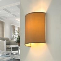 Elegáns modern szövet falilámpa E27 60W, 20 cm 1