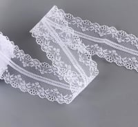 ABSOFINE Vintage Fehér Csipke Szalag 30M - Esküvői Dekoráció, DIY Kézművesség 1