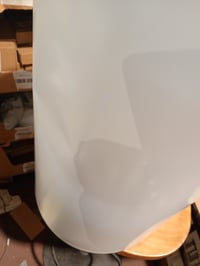 Brabantia Touch Bin érintős szemetes 60 literes fehér, horpadt burkolattal (kozmetikai sérülés, működőképes) (állapot: lásd a 2. képet) 2