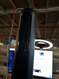 Stĺpový ventilátor Philips Smart 7000 Series, tmavosivý, prietok vzduchu 2440 m³/h, tichý stojanový – podstavec je sivý (stav: pozri 2. obrázok) 3