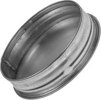 Vent Systems 125 mm Kerek Horganyzott Acél Szellőzőcső Fedél - Eső Elleni Védelem Szárítógéphez, Fűtés-Hűtés Rendszerekhez - Kültéri-Beltéri 8