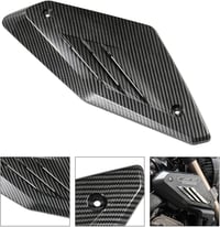 JFG RACING Motorkerékpár Légbeömlő Védő Oldalpanelek CB650R 2019-2021 Modellekhez - ABS Műanyag Karbon Hatású Burkolat Üzemanyagtartályhoz 6