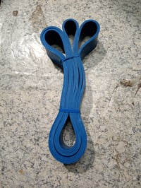 Sensei Fitness elastična traka za vježbanje 40-55 kg plava, ekstra jaka — bez e-knjige sa 16 vježbi (stanje: vidi 2. sliku) 2