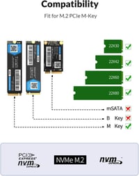 ORICO NVMe M.2 SSD Klónozó Dokkoló - 10 Gbps, Két Rekeszes, Offline Másolás 5