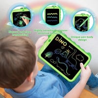 Unikornis és Dinó Mintás 8,5" LCD Rajztábla Gyerekeknek - 2 db-os Szett 5