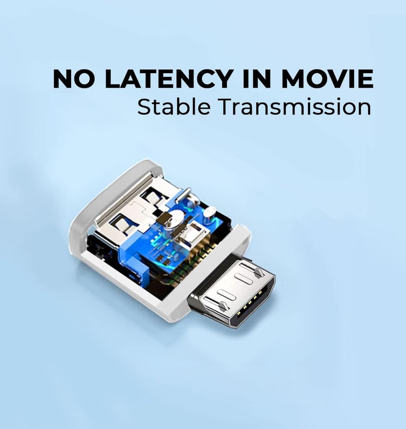 Samsung Galaxy OTG adapter: Micro-USB - USB átalakító, 2 db-os csomag