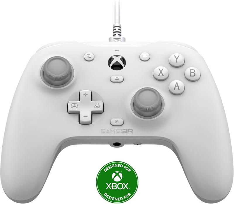 GameSir G7 HE Vezetékes Kontroller Xbox Series X|S, Xbox One és Windows PC-hez, Hall Effect Analóg Karokkal, Hivatalos Licensz, Fehér