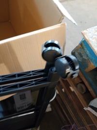 Hailo Quickboard skladacia univerzálna polica na kolieskach, matná čierna – bez 1 náhradného kolieska (neúplná, inak ako nová) 3