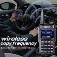 Radtel RT-890 Kétsávos Színes LCD-s Walkie-Talkie Rádióamatőröknek, Légisáv Vétellel 4