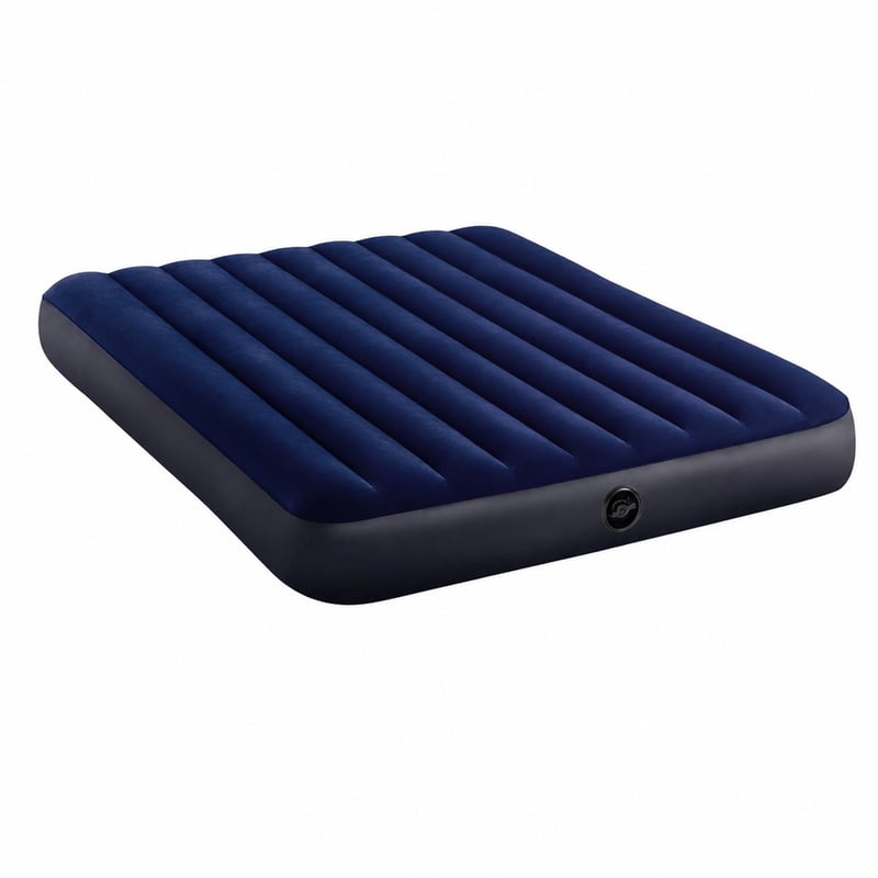 Saltea gonflabilă Intex Dura-Beam Classic Downy - 152x203 cm — fără pompă și pernă (stare: vezi a 2-a fotografie)