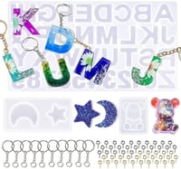 ABC Szilikon Betűforma Epoxigyantához - DIY Kézműves Kellék 2