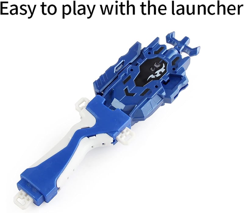 Beyblade Burst Turbo kék pörgettyű készlet 4D játék szett indítóval