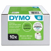 Etichete de expediere și ecusoane DYMO Original LabelWriter, mari 54x101 mm, 10 role (2200 buc.), autoadezive, detașabile, pentru imprimante LabelWriter — set de 10 bucăți 2