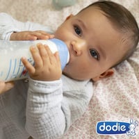 Dodie Újszülött Készlet - 6 Anticolic Cumisüveg (150-330 ml), Cumi, Üvegmosó Kefe, BPA-mentes, Kék Tengeri Dizájn 6