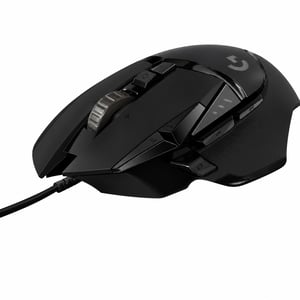 Logitech G502 HERO gaming miš, 25 600 DPI, crni — neispravan, djelomično radi: lijeva i desna tipka miša ne rade (stanje: vidi 2. sliku)