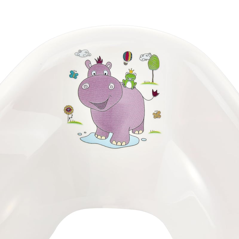 keeeper Hippo Gyermek WC Ülőke, 18 Hónapostól 4 Éves Korig, Csúszásgátló Funkcióval, Ewa, Fehér